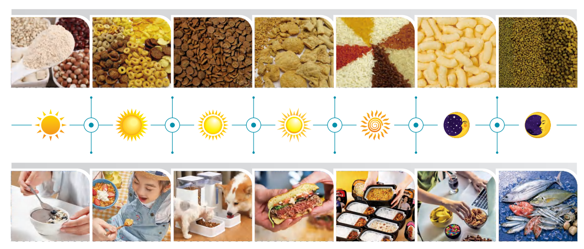 双螺杆挤压膨化机样品